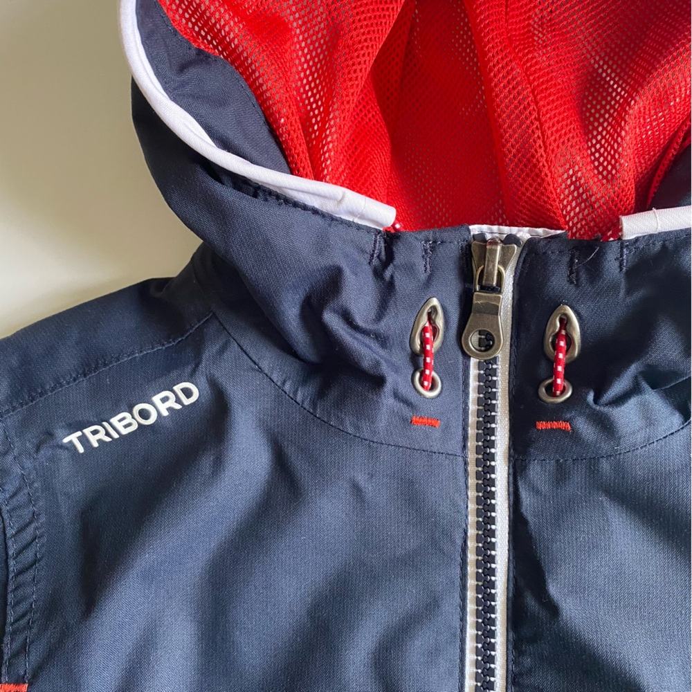 Decathlon Tribord Navy Blue Waterproof Sailing Jacket size 6 - Picture 8 of 9
